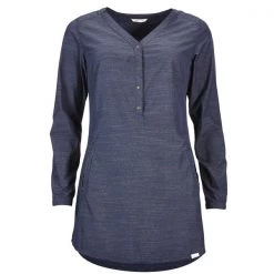 Am billigsten 🔔 FRILUFTS KEA TUNIC L/S Frauen - Tunika Dark Sapphire ⭐