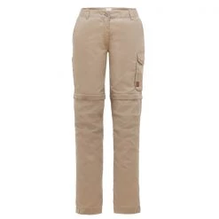 Am billigsten 👏 FRILUFTS RAZNAS ZIPOFF PANTS Frauen - Trekkinghose Light Khaki 🥰