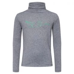 Auslauf ⌛ FRILUFTS BLACKSAS PRINTED TURTLENECK LONGSLEEVE Kinder - Funktionsshirt Dark Sapphire 😉