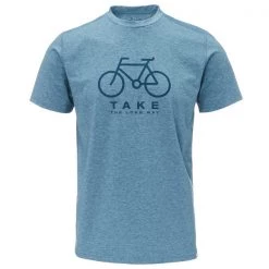 Blitzangebot 😍 FRILUFTS BITONTO PRINTED T-SHIRT Männer - Funktionsshirt Moroccan Blue 2 ⭐