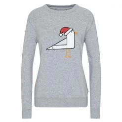 Besorgen ⭐ FRILUFTS OMAUI X-MAS SWEATER Frauen - Sweatshirt Smoked Pearl 🤩