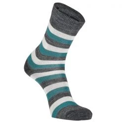 Bestpreis 😍 FRILUFTS VILLARRICA THIN STRIPES 🧦 SOCKS Unisex - Freizeitsocken Dusty Turquoise 💯