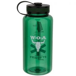 Brandneu ⭐ FRILUFTS GUMA W:O:A - Trinkflasche Green/black 🌟